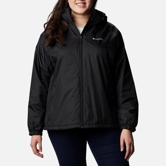 Columbia Women's Switchback Sherpa Lined Jacket, Black, Sz 2X - Picture 1 of 9